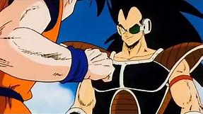 Goku vs his brother Raditz...full eng dubbed/720p.