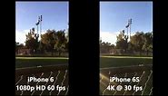 Iphone 6S 4K -vs- Iphone 6 1080p Video Resolution