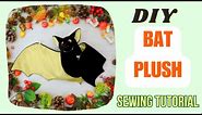 How to sew a bat plushi / Video tutorial/ Halloween 2023