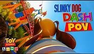 Slinky Dog Dash FULL Front Seat POV On Ride- Toy Story Land Disney World