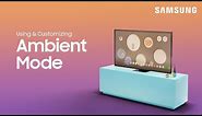 Turn your Samsung TV into wall art with Ambient Mode | Samsung US
