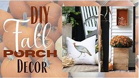 Fall Porch Decor ~ Fall Porch Decor DIY ~ Autumn Porch Decorating Ideas ~ Easy Fall Decor