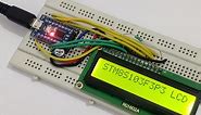 Interfacing 16x2 Alphanumeric LCD display with STM8 Microcontroller