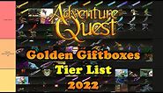 Adventure Quest Golden Giftboxes Tier List 2022