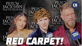 Percy Jackson Red Carpet Interviews! How Adam "Edge" Copeland Became A God!