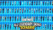 Scenario Emote with all LEGENDARY Skins (100+ Skins)