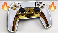 The 24K GOLD PS5 Dualsense Controller... How to Make Your Own! (eXtremeRate)