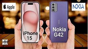 iPhone 15 vs Nokia G42 || Nokia G42 vs iPhone 15 - Mobile Specs Review