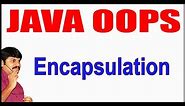 Java Tutorials || Java OOPS || Encapsulation || by Durga Sir