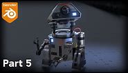 Sci-Fi Worker Robot-Part 5 (Blender Tutorial)