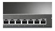TP-Link TL-SG108-M2 | 8 Port Multi-Gigabit Unmanaged Network Switch, Ethernet Splitter | 2.5G Bandwidth | Plug & Play | Desktop/Wall-Mount | Fanless Metal Design