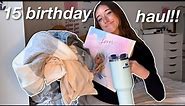 what i got for my 15th birthday!! | Vlogmas day 2