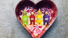 CANDY CHRISTMAS ORNAMENT Craft with TELETUBBIES Toys!