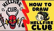 HOW TO DRAW - Hellfire Club Logo (Stranger Things)