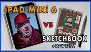 Apple iPad mini 6 (2021) VS Sketchbook Drawing + REVIEW