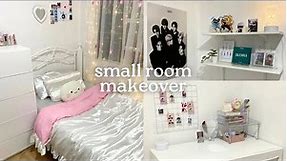 small room makeover | korean aesthetic, minimalist, pinterest inspired, shopee & ikea finds 🧸