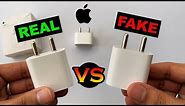 Tips To Identify Fake vs Original Apple iPhone Charger| Apple 20 Watt Charger Original vs Fake Hindi