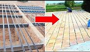 Roof Construction Technique Step by Step for Building Manual Roofs | छत निर्माण तकनीक
