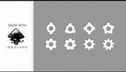 Inkscape Howto - Various Gear Icons