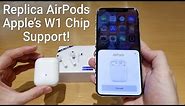 Replica AirPods with Apple's W1 Chip Support LK-TE9 - XY Pods - 1:1 Review 😱😲