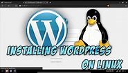 Installing WordPress on Debian