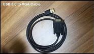 How to Setup USB 3.0 to VGA Adapter Cable