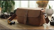 MegaGear Leather Camera Messenger Bags, Travel Camera Equipment Bag