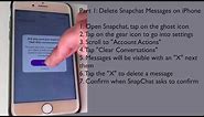 How to Delete SnapChat Messages on iPhone Permanently