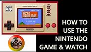 How to Use the Nintendo Game & Watch