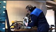 Cutting Aluminum Profiles using a Miter Saw