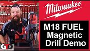 Milwaukee 18V Brushless Magnetic Drill Press Demo