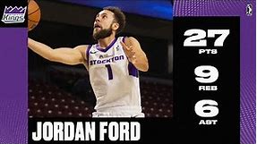 Jordan Ford Drops 27 PTS and 9 REB During the Stockton King's WIN Over South Bay!