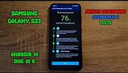 Samsung Galaxy S23 / SD 8 GEN 2 - AnTuTu Benchmark & Geekbench 6 Test - One UI 6 (Android 14)