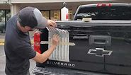 How to apply large vinyl decals, graphics or stickers to vehicle with recessed areas - DIY Tutorial