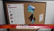 Quartet Classic Cork Bulletin Board Demo