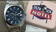 Fossil Everett Chronograph Stainless Steel Men’s Watch FS5795 (Unboxing) @UnboxWatches