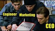 Intel's CEO, Engineer & Marketing react to Ryzen 5000 Mobile processors MEME
