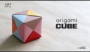 How to Fold an DIY : Origami 3D Cube