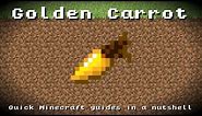 Minecraft - Golden Carrot! Recipe, Item ID, Information! *Up to date!*