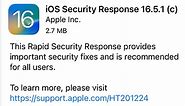 iOS 16.5.1 (c)—Apple Issues Emergency Patch For 2 Security Bugs