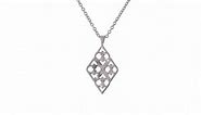 Solid Stainless Steel Pendant Necklace Charm Chain - with S