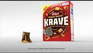 Krave: A new breed of cereal is unleashed. Caped Crusader TV Ad.