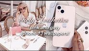 pink and girly iphone 13 wallpapers (louis vuitton, chanel)
