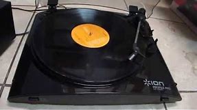 how work ION PROFILE PRO USB Turntable W Input Record player. LP, ELVIS Singing