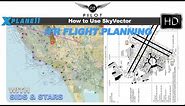 How to Use SkyVector for IFR Flight Planning with SIDS and STARS