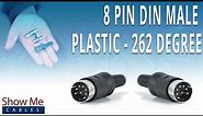 How To Install The 8 Pin DIN Male Connector (262 Degree Style) - Plastic