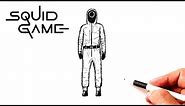 How to draw a Squid Game Guard