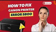 How to Fix Canon Printer Error 5B00? | Printer Tales