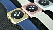 Apple Watch Sport Rose Gold & Gold Colors - Unboxing & Comparison