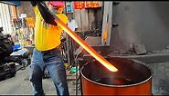 World's Sharpest Sword /A rare unique Steel clad knife-making technology in Taiwan